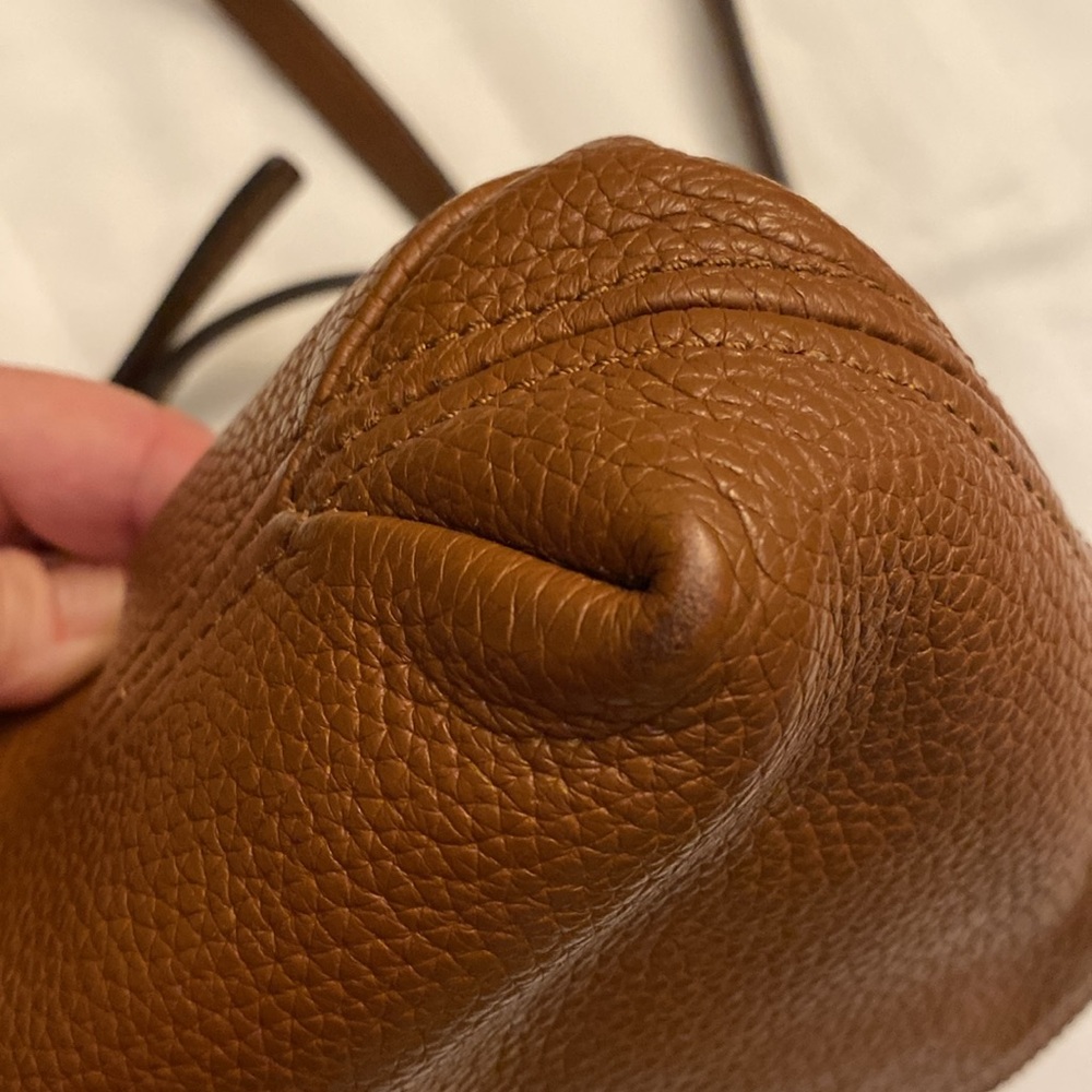 Michael Kors Pebble Leather Crossbody Saddle-brown - Picture 11 of 12